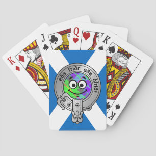 Kids Clan Gunn Crest & Tartan Bicycle Playing Card