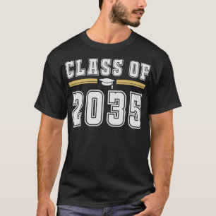 Kids Class Of 2035, 1st Day Of School, First Day O T-Shirt