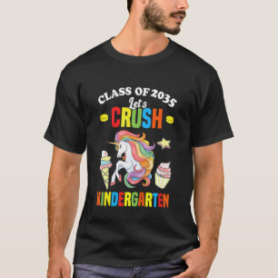 Kids Class Of 2035 Kindergarten Back To School Tea T-Shirt