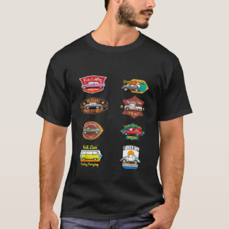 Kids Classic Cars Badges Boys T-Shirt