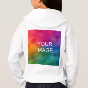 Kids Clothing Front Design White Template Girls