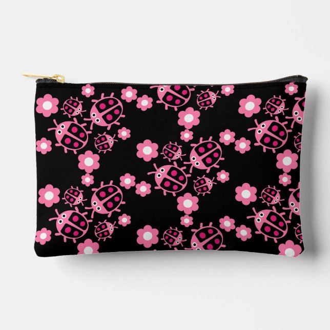 Kids Coccinellidae ladybug  Accessory Pouch (Front)