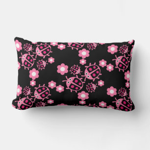Kids Coccinellidae ladybug  Lumbar Cushion