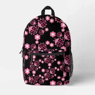 Kids Coccinellidae ladybug  Printed Backpack