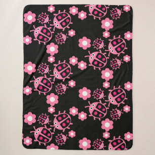 Kids Coccinellidae ladybug Sherpa Blanket