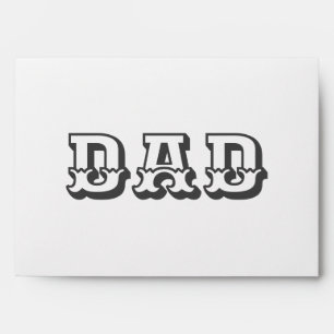 Kids colour Dad's envelope, to Dad from Kids Envelope