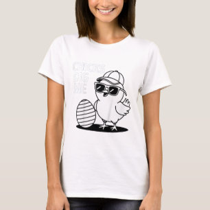 Kids Colour Me In Chicks Dig Me Happy Easter Boys T-Shirt