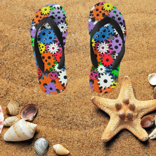Kids Colourful Gear Pair of Flip Flops