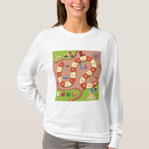 Kids Colourful Race Track Board Game T-Shirt