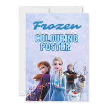 Kids Colouring Page Poster