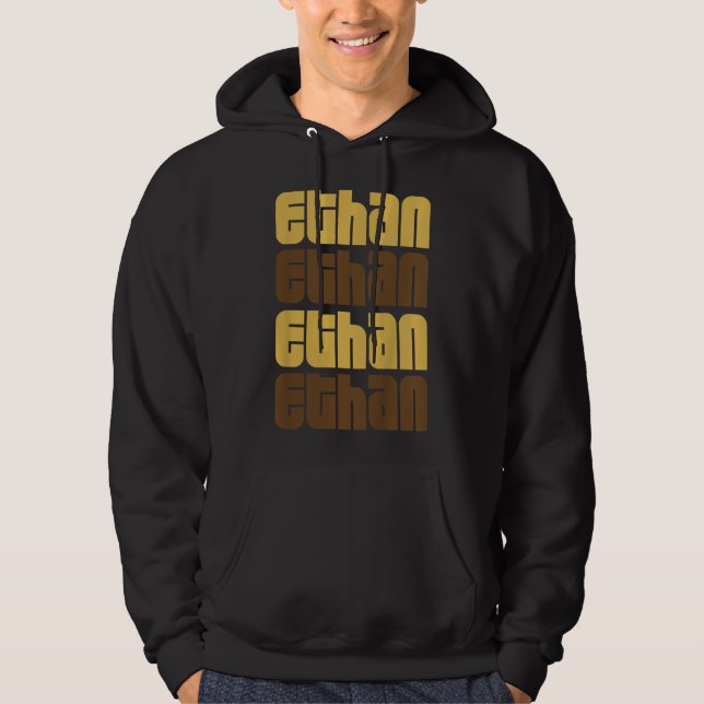 Kids Cool Ethan Name Kids Boys Children Youth Hoodie (Front)