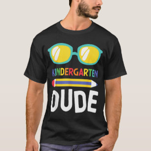 Kids Cool Funny Kindergarten Dude Back To School T-Shirt