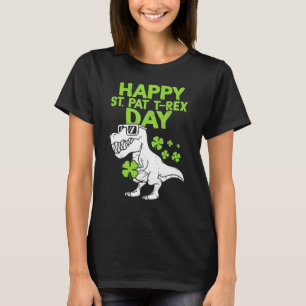 Kids Cool Happy St. Pat-trex Day St. Patricks Day T-Shirt