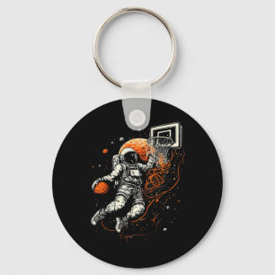 Kids Cool Space Bysketbyll With Astronaut Key Ring