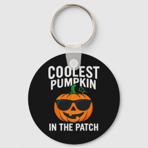 Kids Coolest Pumpkin In The Patch Halloween Boys G Key Ring