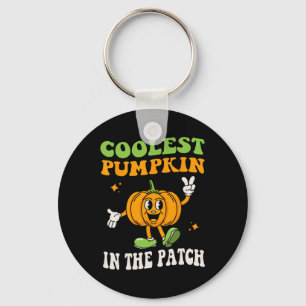 Kids Coolest Pumpkin In The Patch Halloween Toddle Key Ring