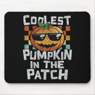 Kids Coolest Pumpkin In The Patch Toddler Boys Hal Mouse Pad