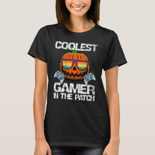 Kids Coolest Pumpkin In The Patch Toddler Boys Hal T-Shirt