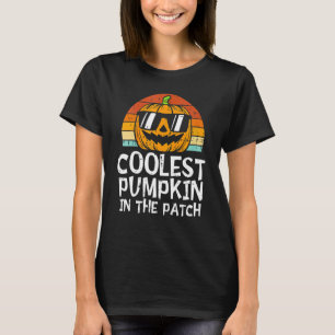 Kids Coolest Pumpkin In The Patch Toddler Boys Hal T-Shirt