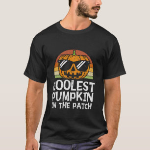 Kids Coolest Pumpkin In The Patch Toddler Boys Hal T-Shirt