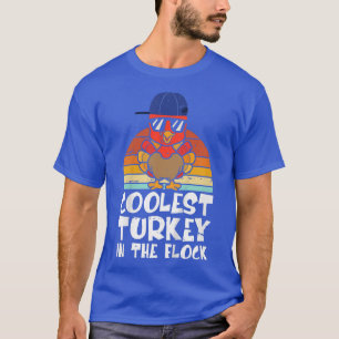 Kids Coolest Turkey In The Flock Toddler Boys Than T-Shirt