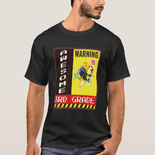 Kids Corgi Doughnut First Day Of School Outfit 3rd T-Shirt