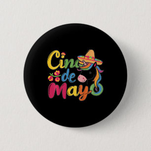 Kids Costume Unicorn Cinco De Mayo For Girls 6 Cm Round Badge