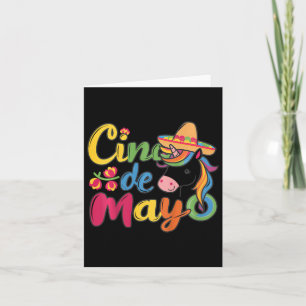 Kids Costume Unicorn Cinco De Mayo For Girls Card