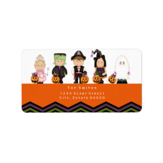 Kids costumes address label III