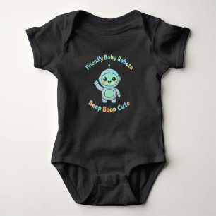Kids Cotton Confort Robot Baby Bodysuit