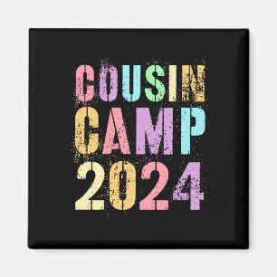 Kids cousin camp 2024 family vacation crew summer magnet