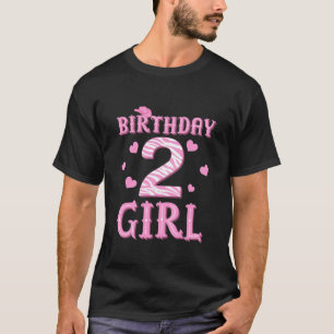 Kids Cowgirl Birthday Party Decorations Pink Cowbo T-Shirt