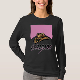 Kids Cowgirl Western Boots Hat Spurs Girls Youth C T-Shirt
