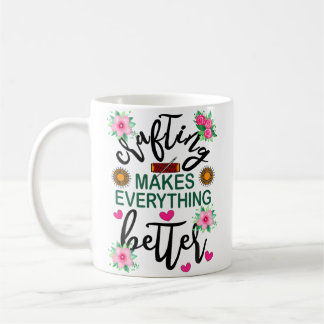 Kids Crafting Is My Life Crafters Quilting Sewing  Coffee Mug