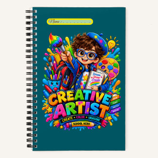 Kids Creative Artist Art Notebook & Sketchbook