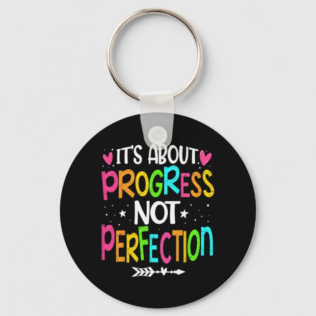 Kids Crew Staar Test Day State Testing Day Monitor Key Ring (Front)