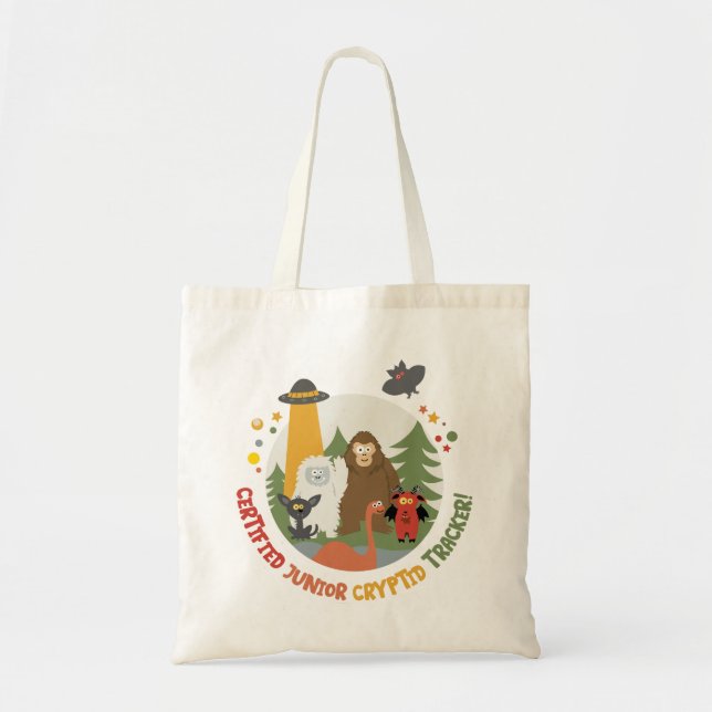 Kids Cryptid Tote Bag (Front)