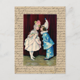 Kids Curtsy ~ Postcard / Invitations