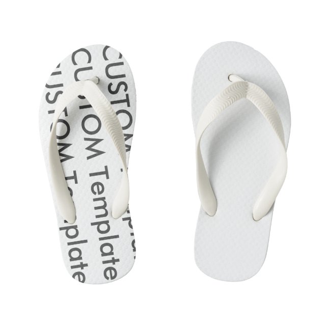 Kids' Custom Flip Flops (Footbed)
