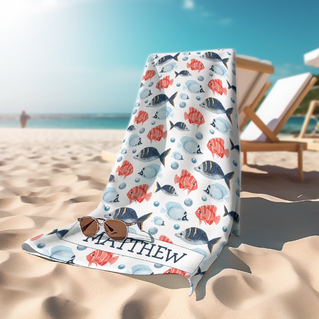 Kids Custom Under The Sea Beach Towel (Creator Uploaded)