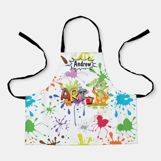 Kids Customise Crafting Apron (Front)