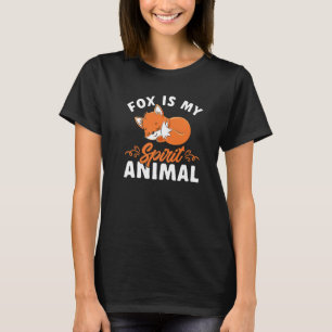 Kids Cute Animal Fox Is My Spirit Animal Foxes T-Shirt