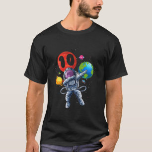 Kids Cute Astronaut Planet Balloon 10 Years Old 10 T-Shirt