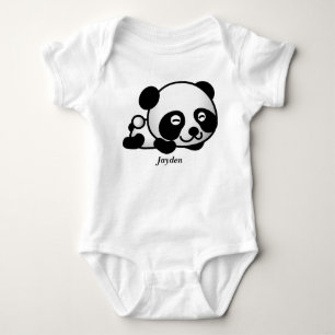 Kid's Cute Baby Panda Bear Bodysuit