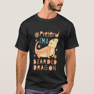 Kids Cute Bearded Dragon Halloween Lizards For Kid T-Shirt