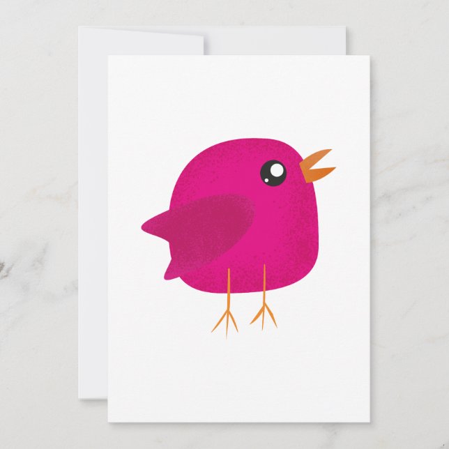 Kids cute birdy   announcement (Front)