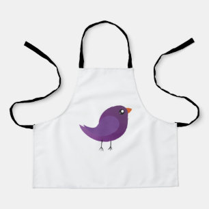 Kids cute birdy apron
