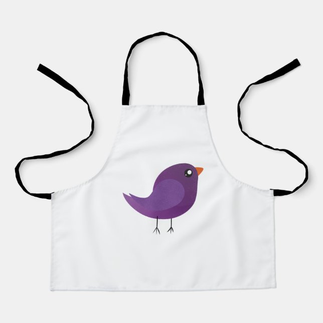 Kids cute birdy  apron (Front)