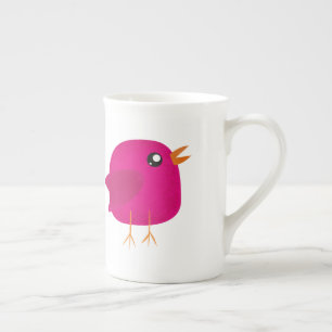 Kids cute birdy bone china mug