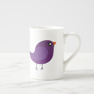 Kids cute birdy  bone china mug